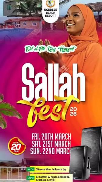 Sallah Fest 2026 event poster at Nordsee Beach Resort